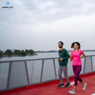 Lake Morii Promenade, the best running track